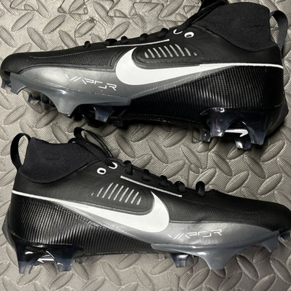Nike Other - NEW W/ Outtag Nike Men's Football Cleats Sz 13 Black & White. With STRETCH ANKLE